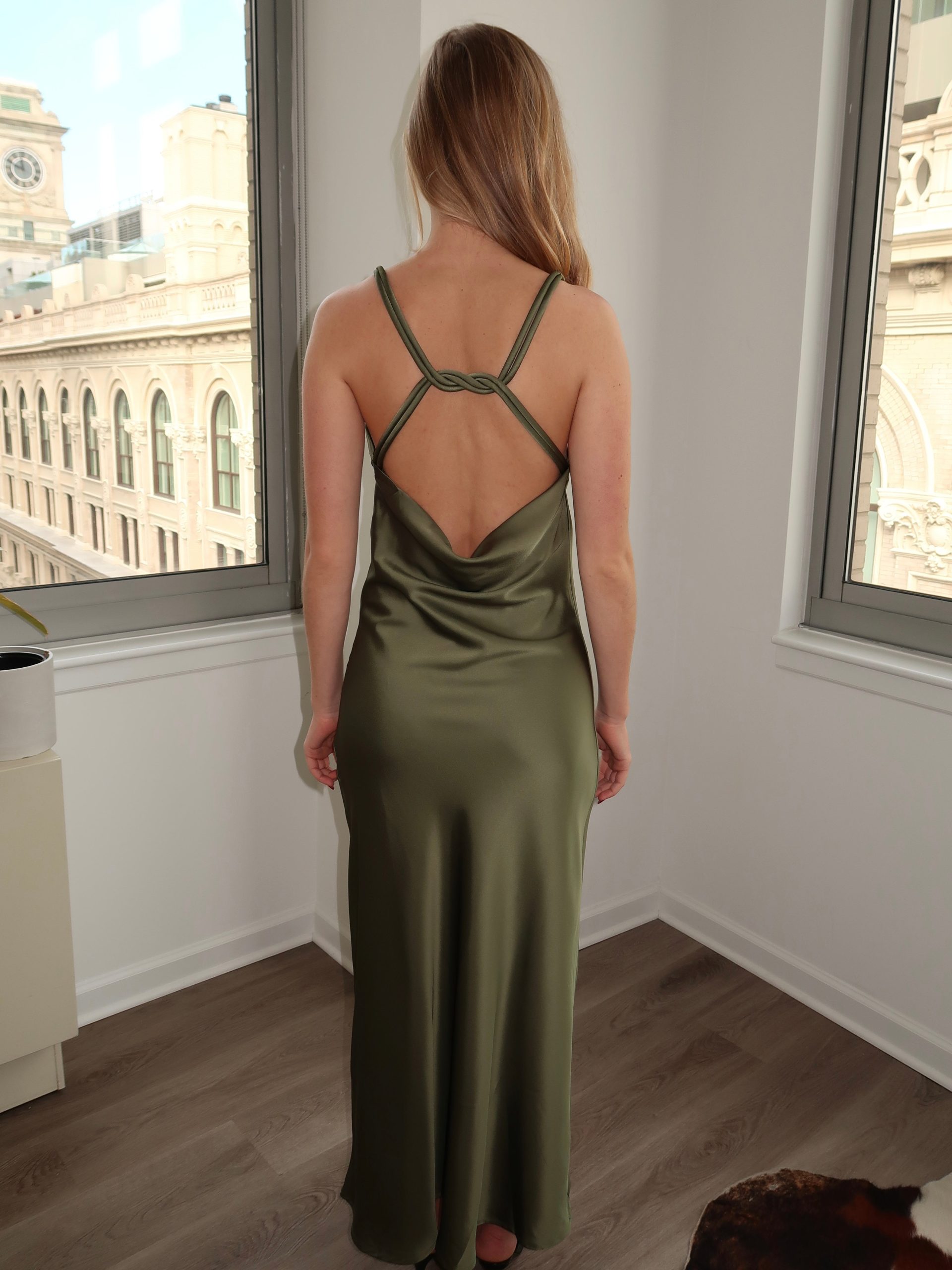 Ibiza Maxi Dress in Green Tea - Image 3