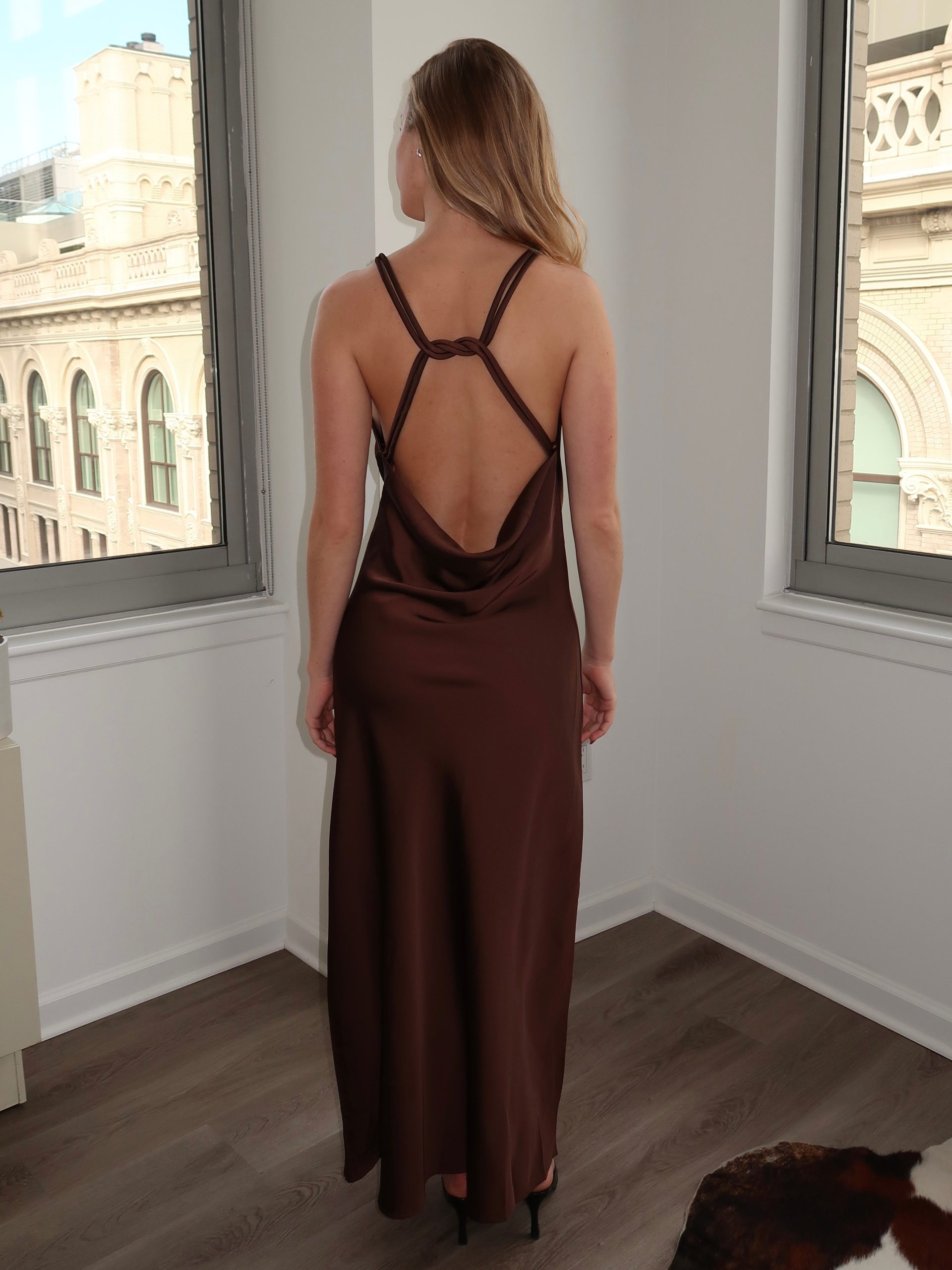 Ibiza Maxi Dress in Brown - Image 3