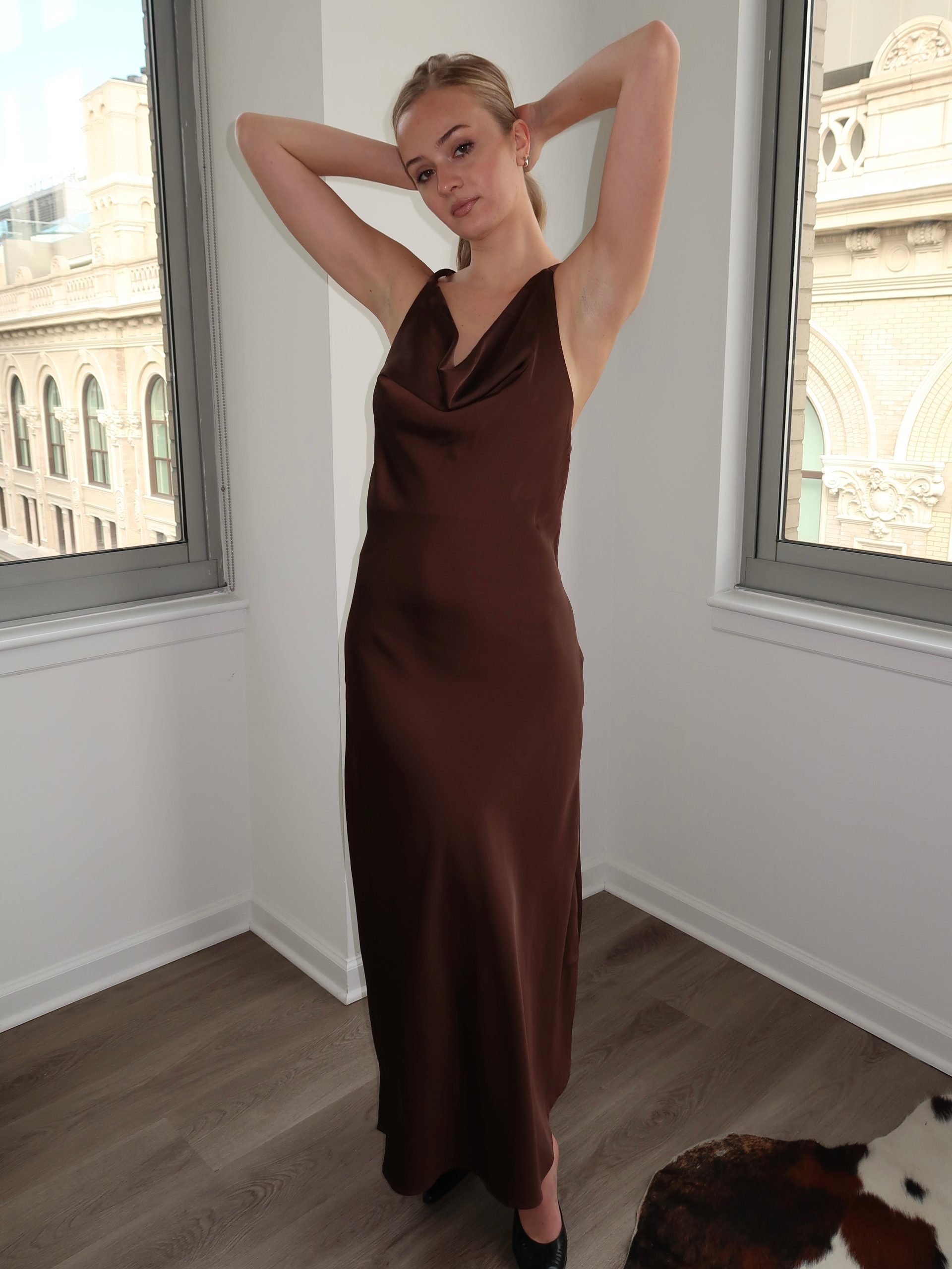 Ibiza Maxi Dress in Brown - Image 4