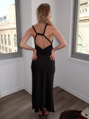 Ibiza Maxi Dress in Black